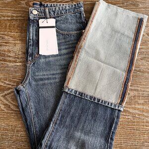 SportMax Denim Giusto Jean with high turn-up NWT size 27